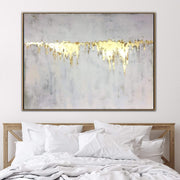 Abstract   Painting On Canvas Beige Painting Gold Painting Canvas | GOLDEN WATERFALL