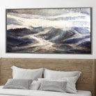 Large Abstract Painting Original Mountain Gray Acrylic Art On Canvas | GREAT MOUNTAINS - Trend Gallery Art | Original Abstract Paintings