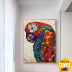 | RED PARROT 40"x30"