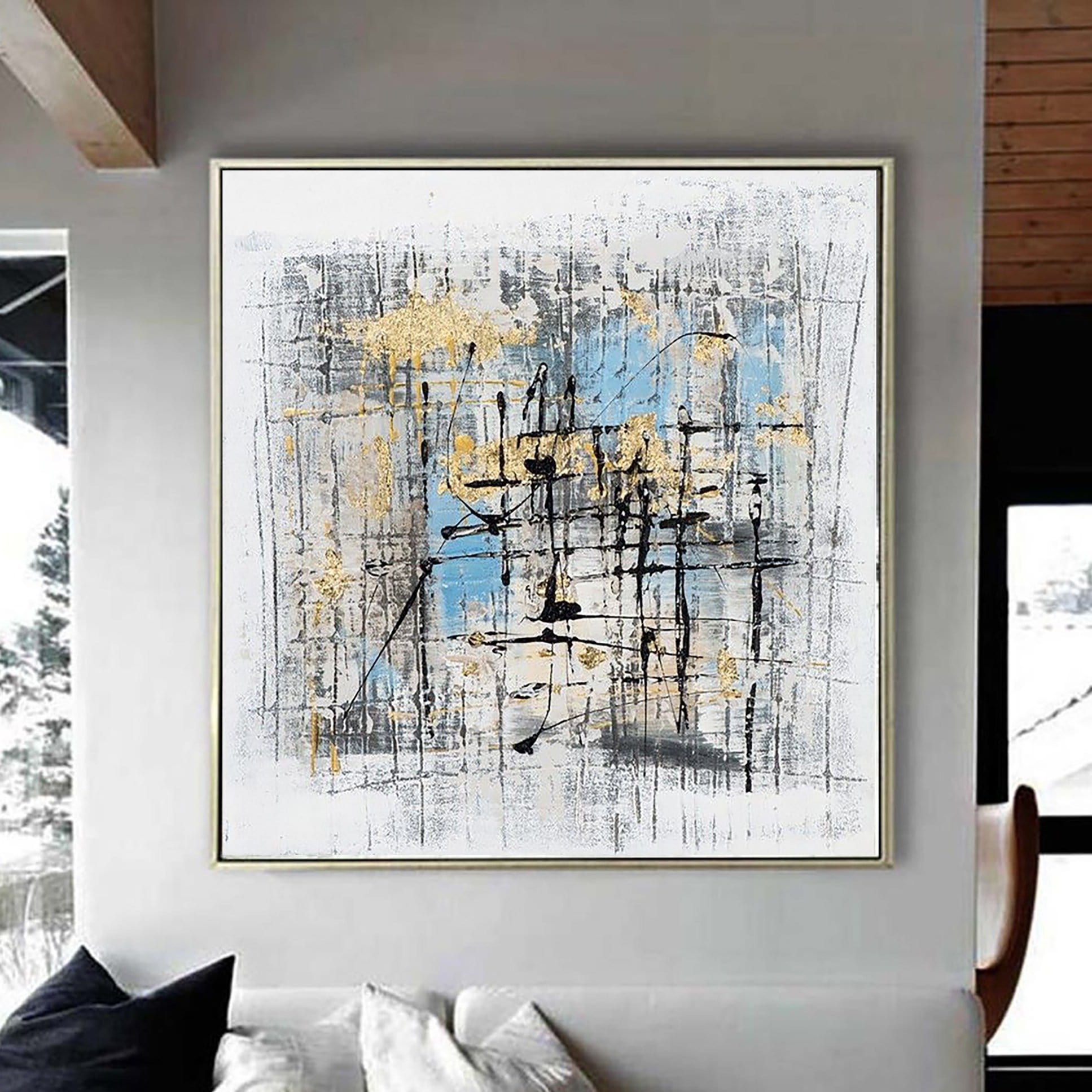 Large Oil Painting Abstract Acrylic Painting On Canvas Modern Painting Original Wall Oil Painting Contemporary Art | COMPLEX - Trend Gallery Art | Original Abstract Paintings