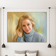 Abstract Woman Custom Paintings from Photo Original Wall Art Female Oil Painting for Living Room Decor | PAINTING FROM PHOTO #27 - Trend Gallery Art | Original Abstract Paintings