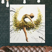 Large Original Abstract Ballerina Painting On Canvas Modern Ballet Painting | BALLERINA OLIVIA