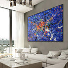 PURPLE SPLASH inspired by Jackson Pollock