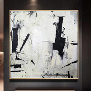 Abstract Painting in Black and white | POTENTIAL
