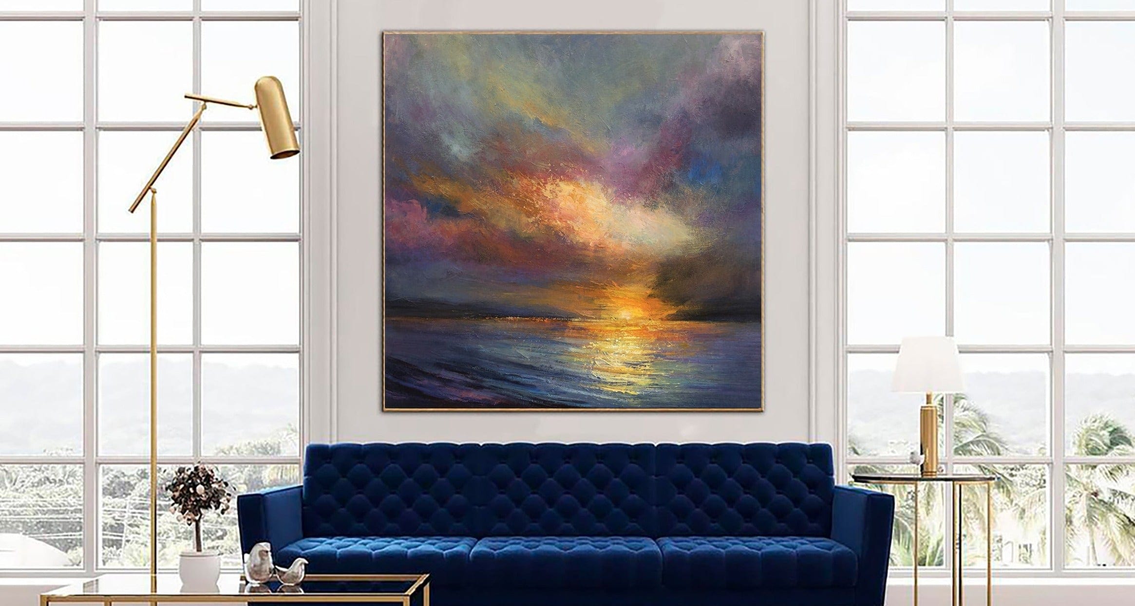SUNSET OVER THE OCEAN by Balina from $304
