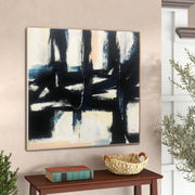 Large Painting On Canvas Original Black And White Abstract Painting On Canvas Unique Wall Art Original Wall Art | DARK WAYS