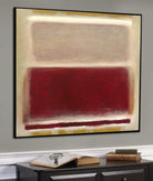 Mark Rothko Style Original Abstract Fine Art Beige And Red Paintings On Canvas Modern Acrylic Rothko Style Art | MYSTERIOUS WAYS - Trend Gallery Art | Original Abstract Paintings