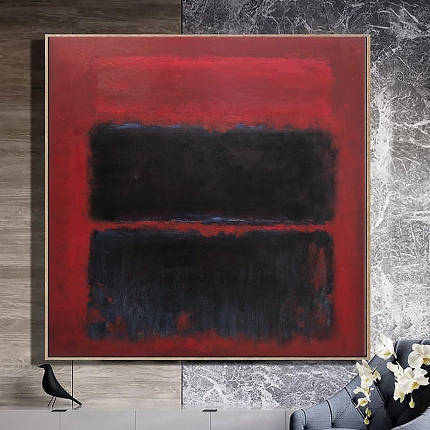 Mark Rothko Red Blue Black