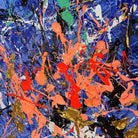 PURPLE SPLASH inspired by Jackson Pollock