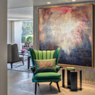 Colorful original abstract painting ALLURING ABYSS