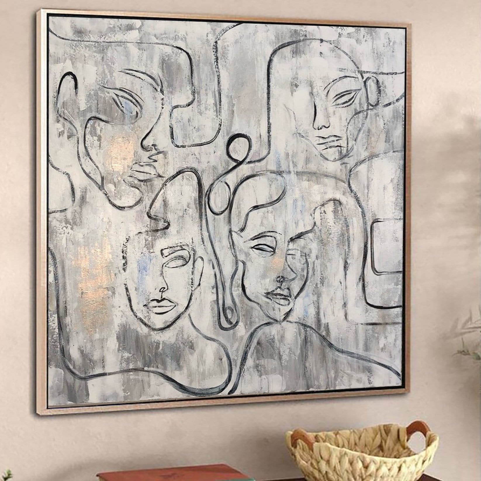 Abstract Paintings Of People