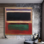 Mark Rothko Style Paintings On Canvas Abstract Expressionist Art Textured Painting Modern Handmade Art Rothko Style Wall Art | INSPIRATIONAL COLORS