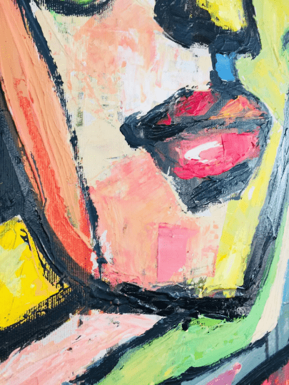 Perfect abstract painting for the hall – Trendgallery.art