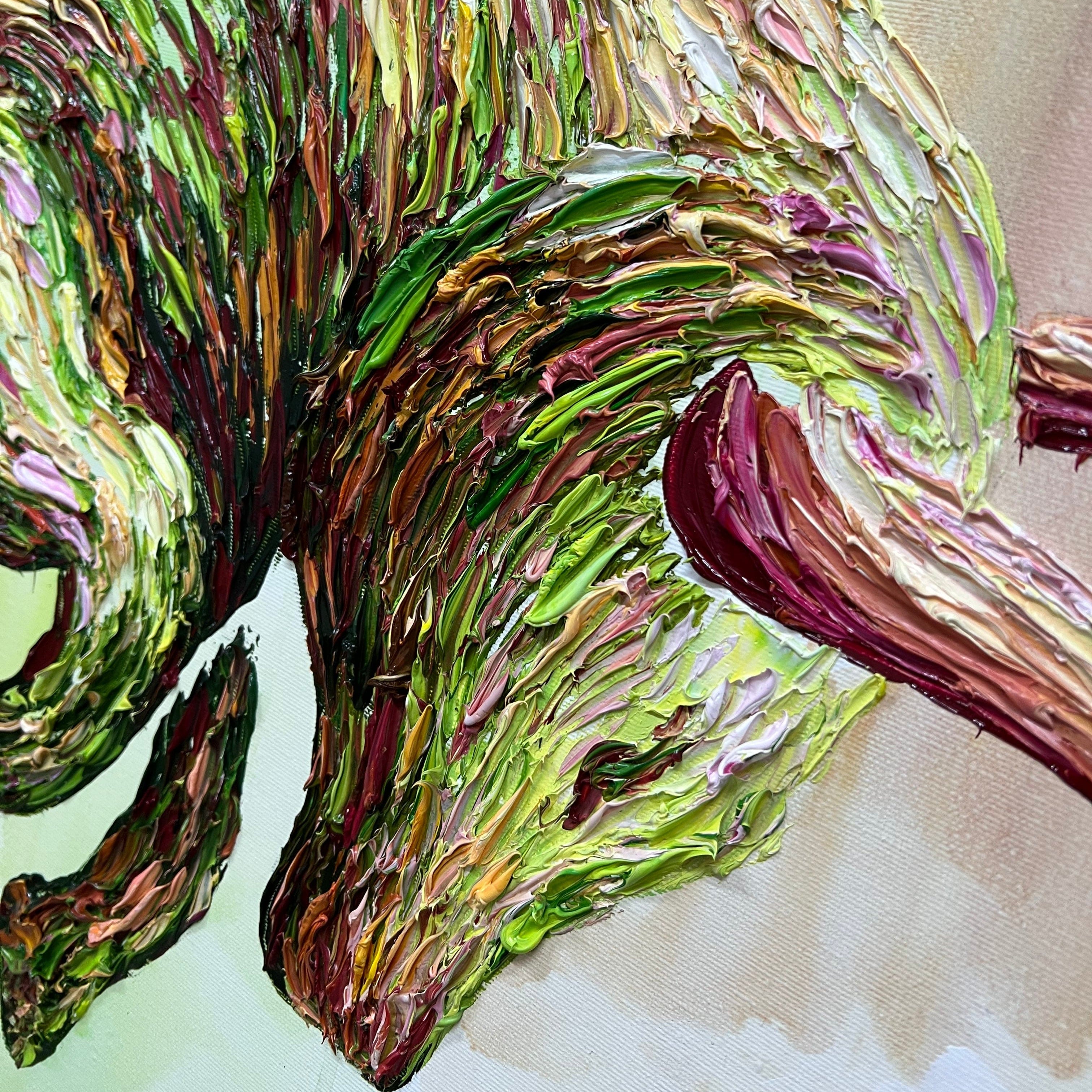 RAISED RISKS 36"x72"