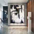 Abstract painting in Black and White | STREET VIEW - Trend Gallery Art | Original Abstract Paintings