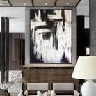 Abstract painting in Black and White | STREET VIEW - Trend Gallery Art | Original Abstract Paintings