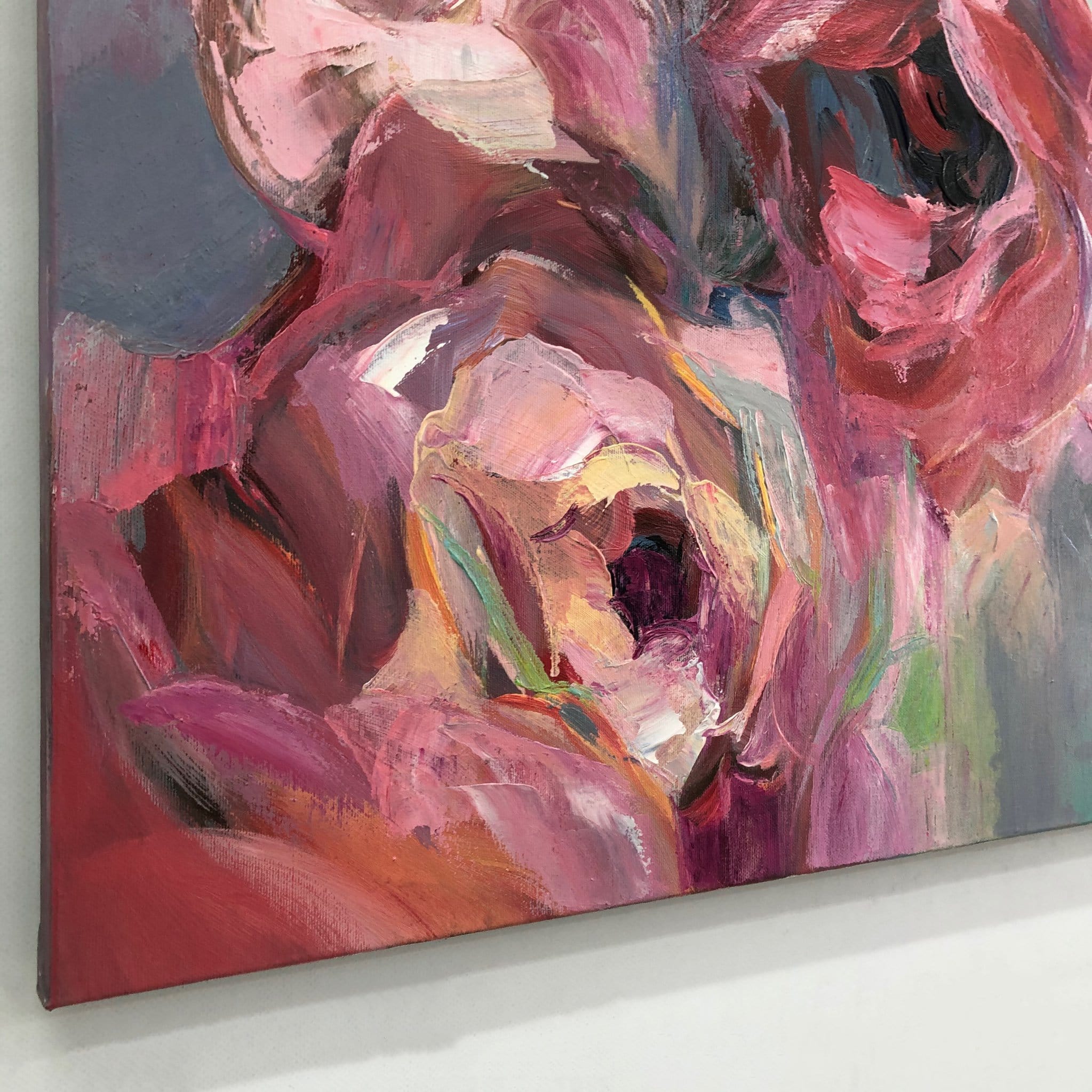 Pink Rose Painting