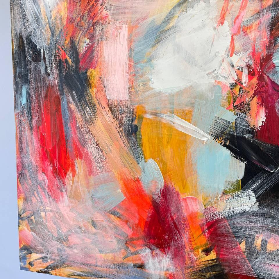 Perfect abstract painting for the hall – Trendgallery.art