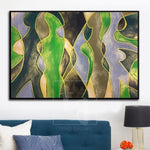 Abstract Shadows Paintings On Canvas Original Colorful Painting Large Contemporary Oil Painting Abstract | SOUL REFLECTION