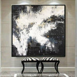 Black And White Oil Painting Abstract Painting Black White Painting | DEVELOPMENT