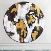 Gold Painting Large Contemporary Art Black And White Art Painting | PR