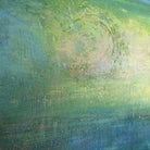 Vibrant abstract nature decor TURQUOISE MEADOW