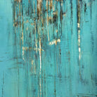 Blue green abstract painting ACE