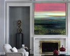 Large Abstract Painting On Canvas Abstract Oil Painting Pink Abstract Painting Modern Painting Original | MYSTERIOUS PLACE - Trend Gallery Art | Original Abstract Paintings