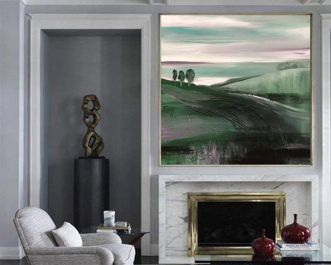 Oil Paintings Landscape Abstract Painting Canvas Original Texture Paintings On Canvas | NATIVE PLACES - Trend Gallery Art | Original Abstract Paintings