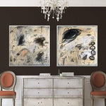 Original Abstract Beige Painting On Canvas Modern Wall Art | CHANGING THE FUTURE