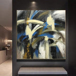 كبير ملون قماش الفن الحديث مجردة الاكريليك اللوحة المعاصرة جدار الفن | FLOWER SOUL