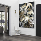 Expressive abstract art on canvas THESE ARE THE SIGNS