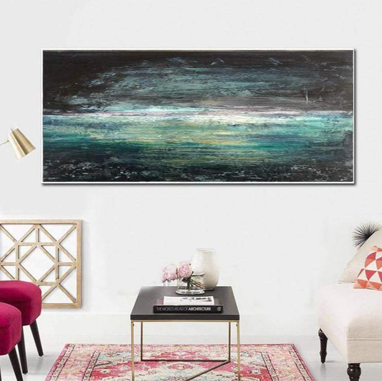 Large Original Creative Abstract Contemporary Painting Abstract Oil Painting on Canvas Fine Art Contemporary Wall Art | SPACE SEA - Trend Gallery Art | Original Abstract Paintings