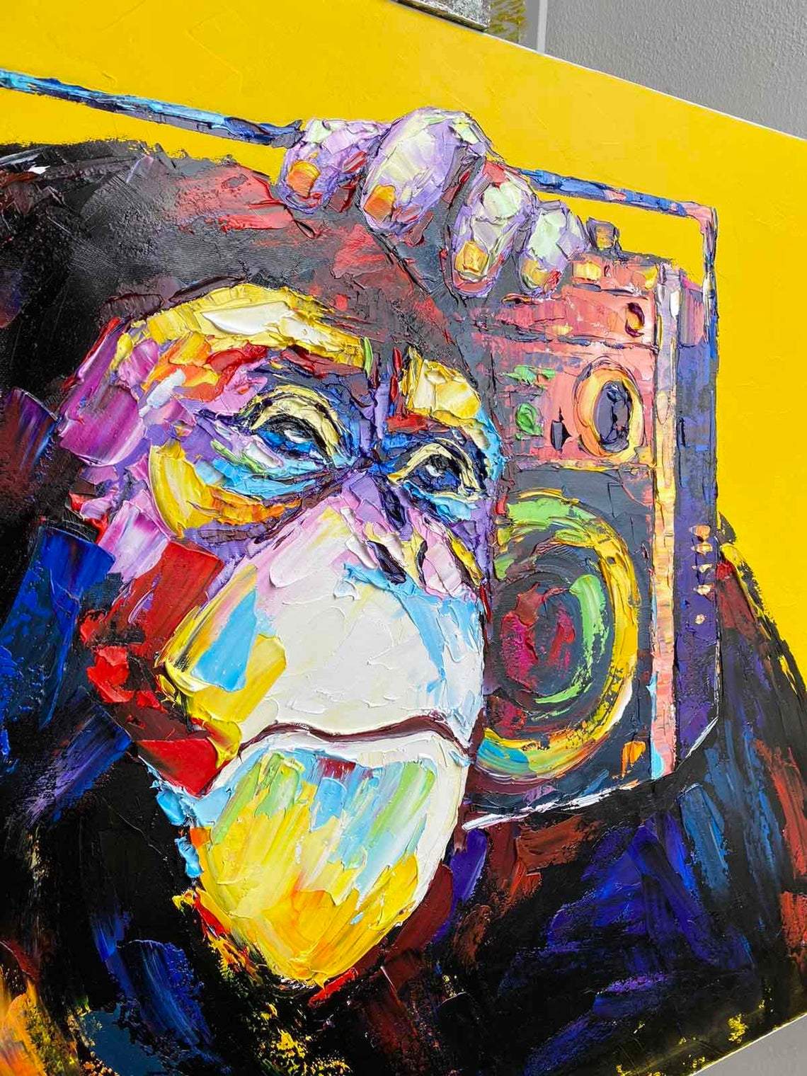Cap - Monkey Puppet - Monkey Looking Away Meme Portrait Canvas Print. By  Artistshot