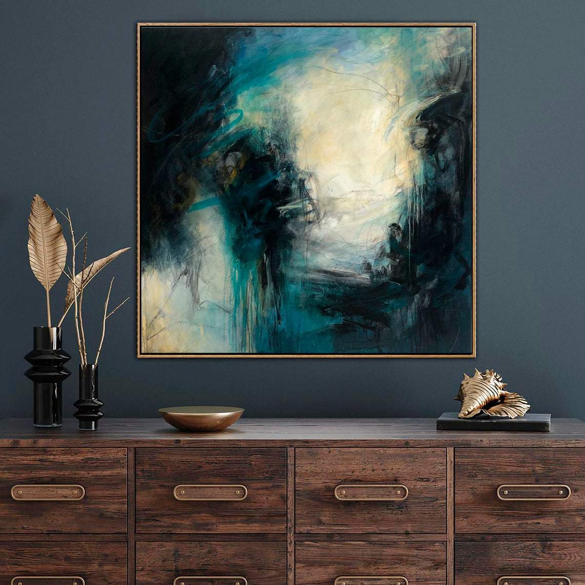 Abstract Contrast Painting