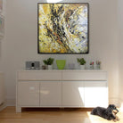 YELLOW CRAZINESS 27.5"x27.5"