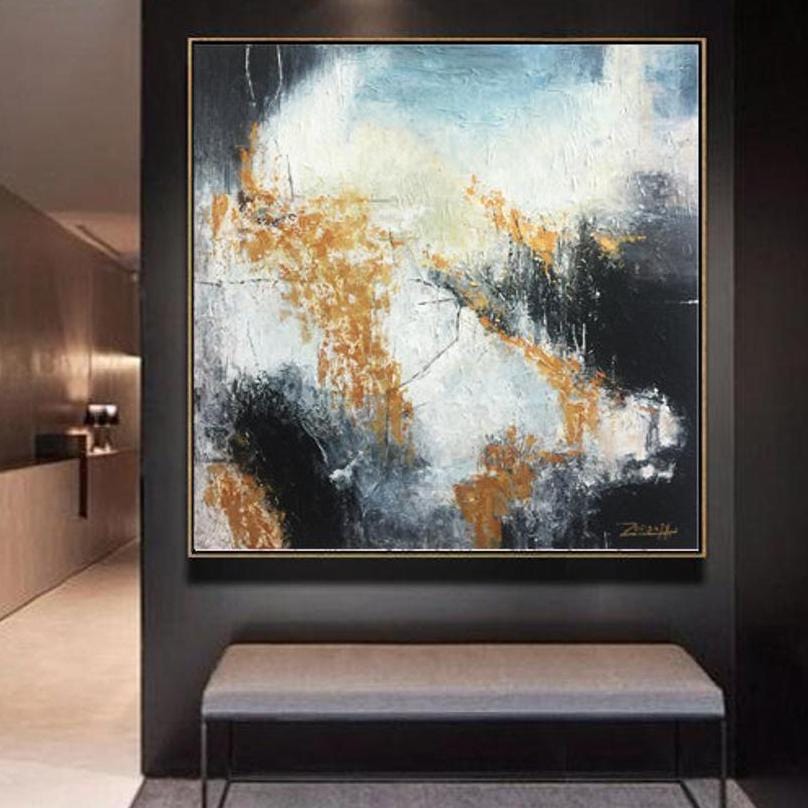 Abstract Painting Original Large Oversized Wall Art | AUTUMN MEMORY - Trend Gallery Art | Original Abstract Paintings