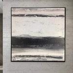 Abstract Painting Gray Painting Original Unique Wall Art Large Abstract | ROAD CANVAS
