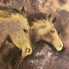 RUNNING HORSES 46"x46"