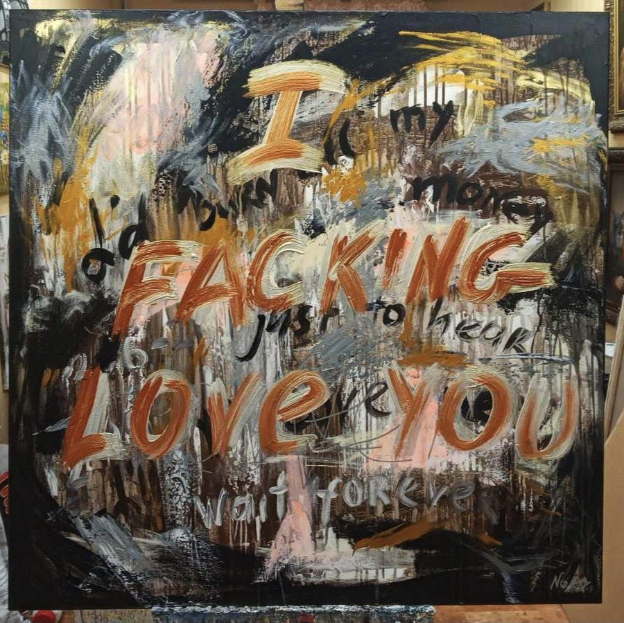 Abstract love expression romantic art DAMN LOVE