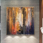 Large Abstract Painting Original Colorful Painting Modern Painting Acrylic Paintings On Canvas | AUTUMN FOREST