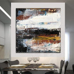 Large Colorful Abstract Artwork Large Abstract Canvas Art Wall Abstract Painting | GRAVITY FALL