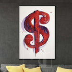 Large Dollar Painting On Canvas Painting Dollar Painting Modern Abstract Canvas Painting | CAPITAL