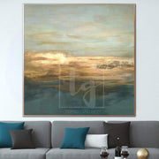 Large Oil Paintings On Canvas Lots Texture Abstract Painting Gold Leaf Contemporary Art | ASTONISHING BOUNTY