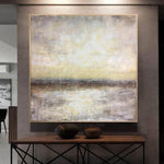 Oversized Abstract Paintings On Canvas Calming Painting Earth Tones Painting Modern Abstract Oil Painting | PACIFYING SILENCE